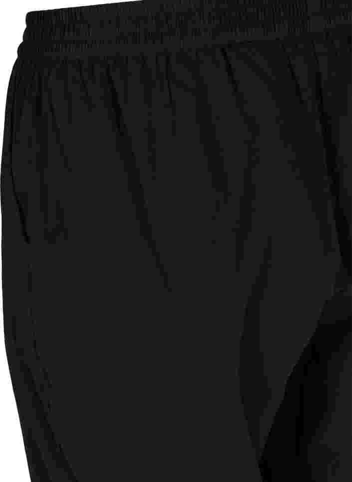 Cropped broek in katoen, Black, Packshot image number 3