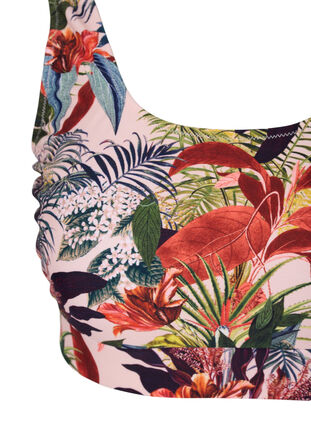 Haut de bikini à encolure ronde, Palm Print, Packshot image number 2