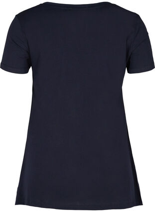 Katoenen t-shirt met korte mouwen en a-lijn, Night Sky STAR, Packshot image number 1