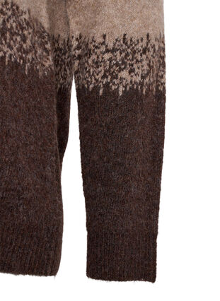  Blouse tricotée avec de larges rayures, Pumice Stone Comb, Packshot image number 3