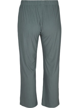 Pantalon ample en matière côtelée, Balsam Green, Packshot image number 1