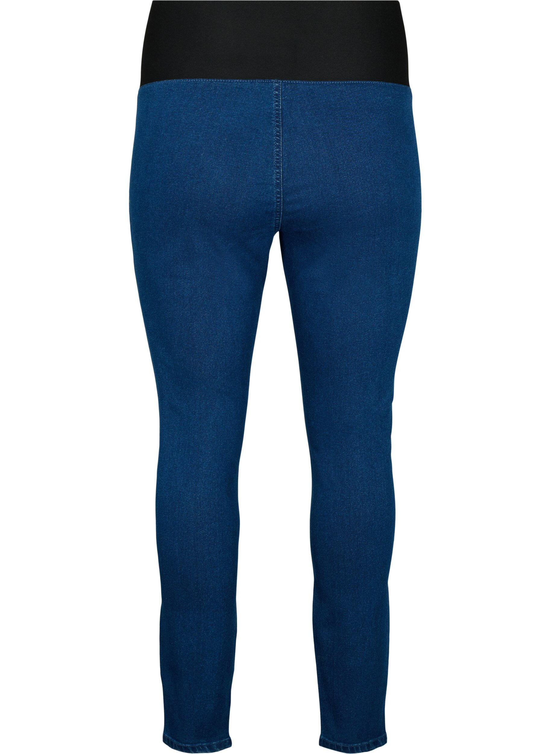ZizziFLASH - Jeggings met brede elastische tailleband, Blauw, Packshot image number 1