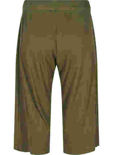 Pantalon-culotte ample en qualité côtelée, Ivy Green, Packshot image number 1