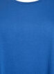 T-shirt &agrave; manches courtes en m&eacute;lange de coton, Bleu, Packshot image number 2