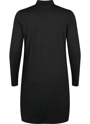 FLASH - Robe à manches longues avec col roulé, Black, Packshot image number 1