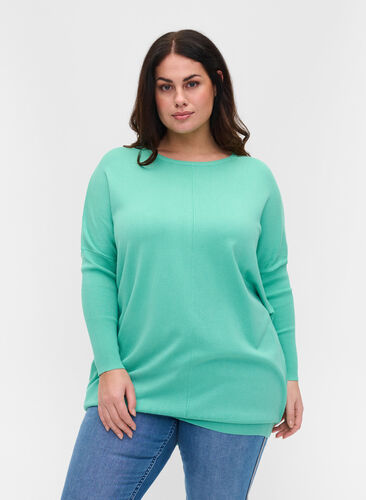 Pull-over, Dusty Jade Green, Model image number 0