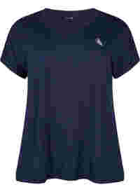 T-shirt d'entraînement à manches courtes avec col en V