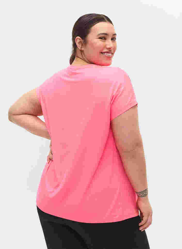 T-shirt , Neon pink, Model image number 2