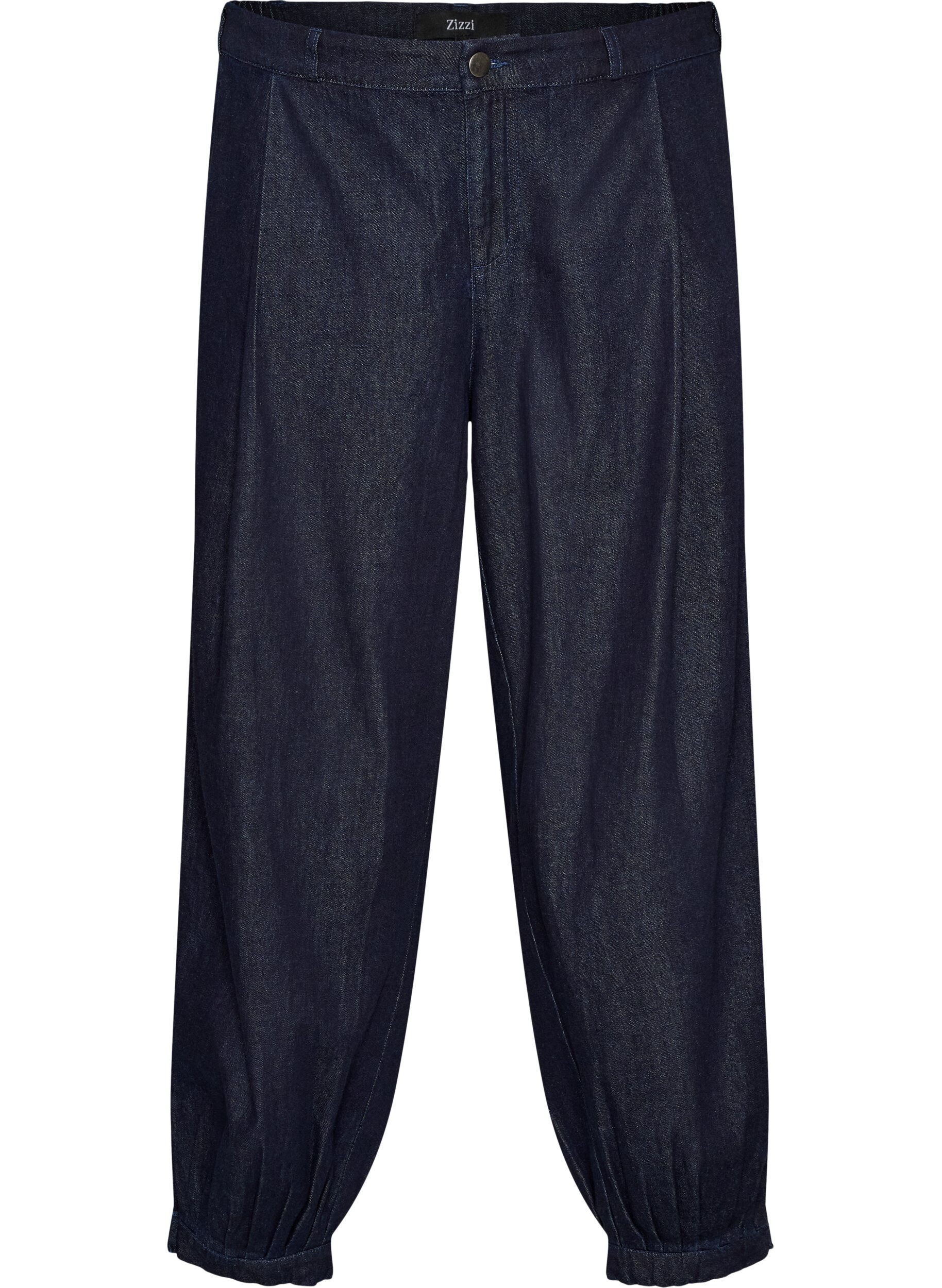 ZizziJean balloon taille haute, Bleu, Packshot image number 0