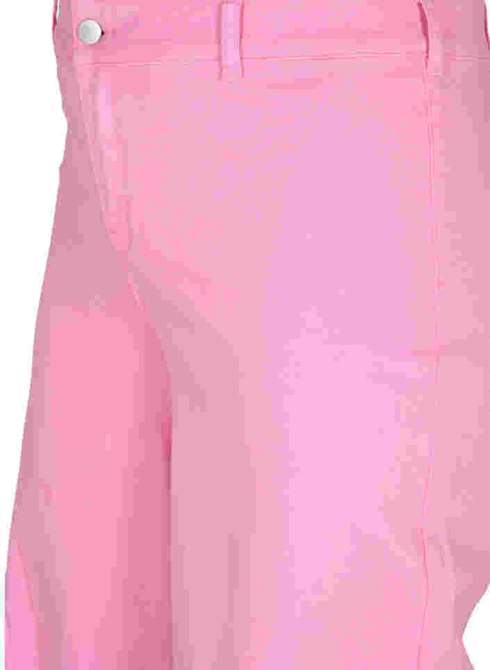 Flared jeans met high waist, Pink, Packshot image number 2
