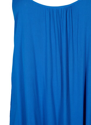 Robe en viscose à nœuds de couleur unie, Victoria blue, Packshot image number 2
