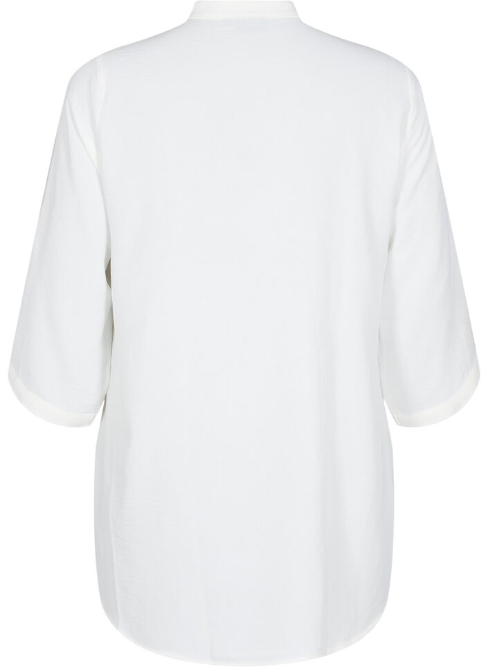 Tuniek met 3/4 mouwen, Vanille, Packshot image number 1