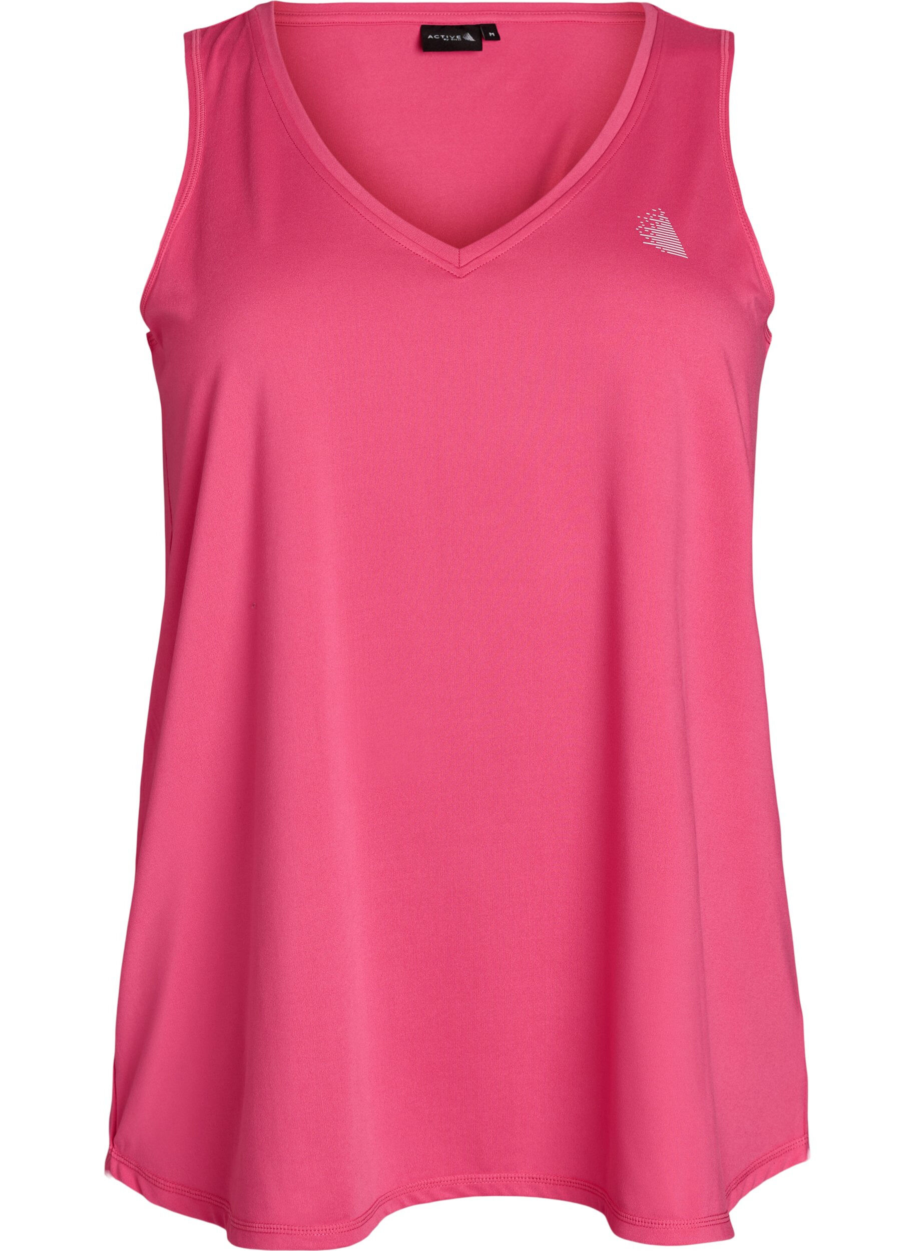 Workout top met V-hals