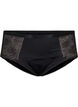 Culotte menstruelle hipster avec dentelle, Black, Packshot image number 0