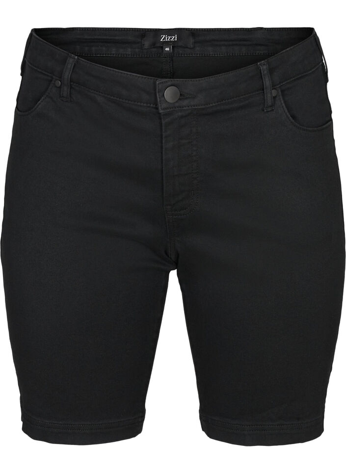 Short Emily coupe slim, taille classique, Noir, Packshot image number 0