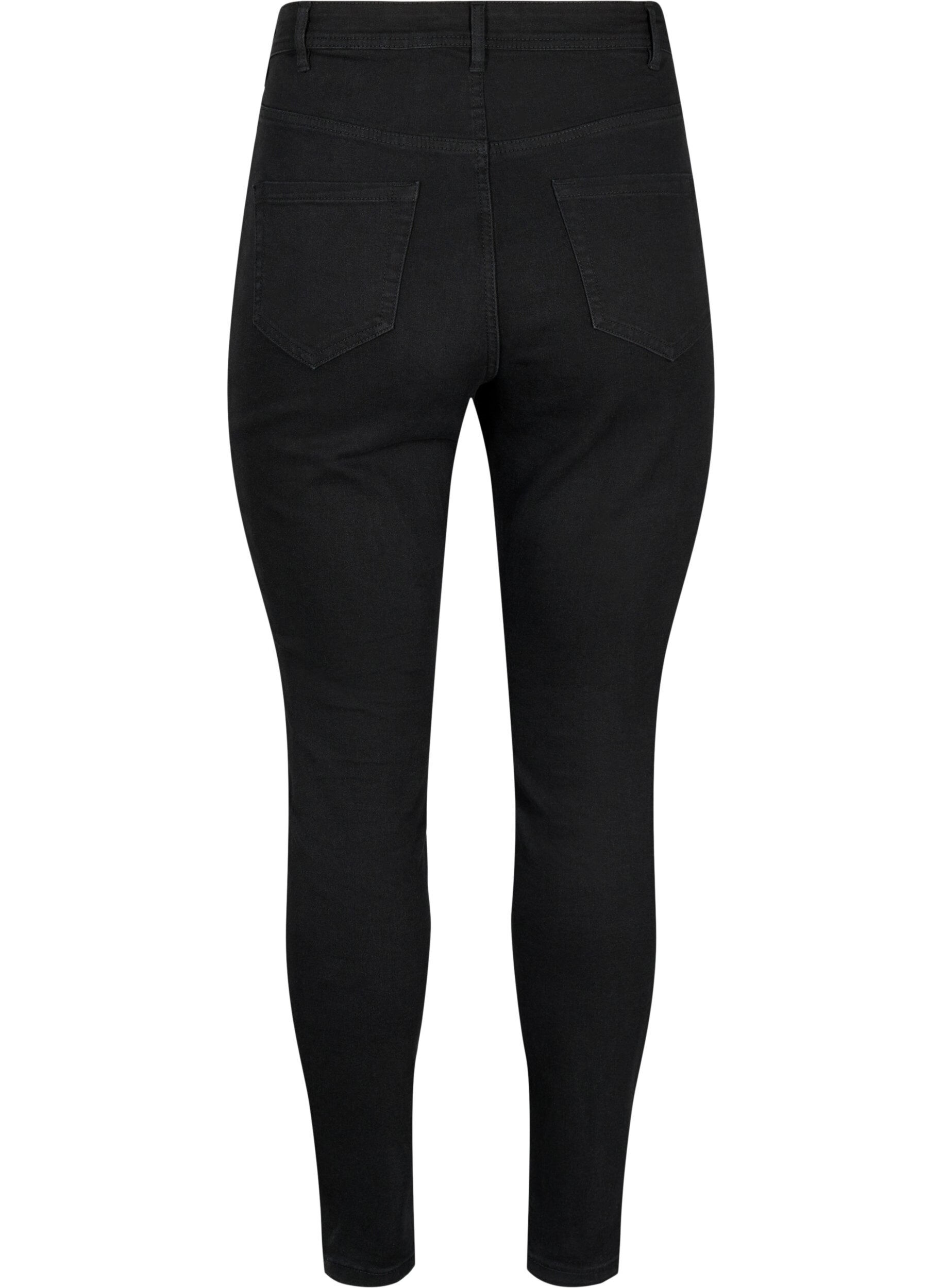ZizziJeans met super slanke pasvorm, Zwart, Packshot image number 1