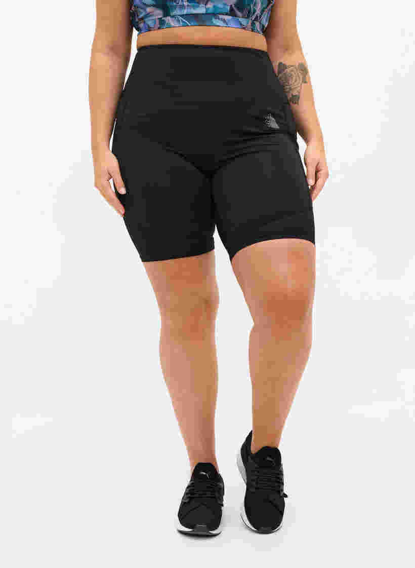 Short de sport avec poche, Black, Model image number 2