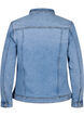Kort katoenen spijkerjasje, Light blue denim, Packshot image number 1