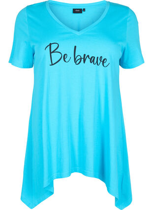 T-shirt en coton à manches courtes, Blue Atoll W. Be, Packshot image number 0