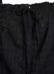 Mouwloze blouse met broderie anglaise en ruches, Zwart, Packshot image number 2