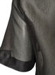 Transparant shirt met korte mouwen met borstzakken, Zwart, Packshot image number 4