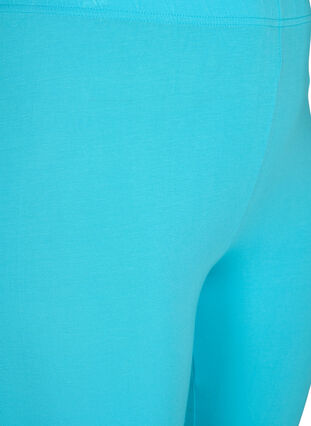 Basic 3/4 legging in viscose, Blue Atoll, Packshot image number 2