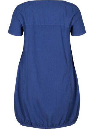 Robe en coton à manches courtes, Twilight Blue, Packshot image number 1