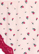 Brazilian slip met bloemenprint en kant, Roze, Packshot image number 2