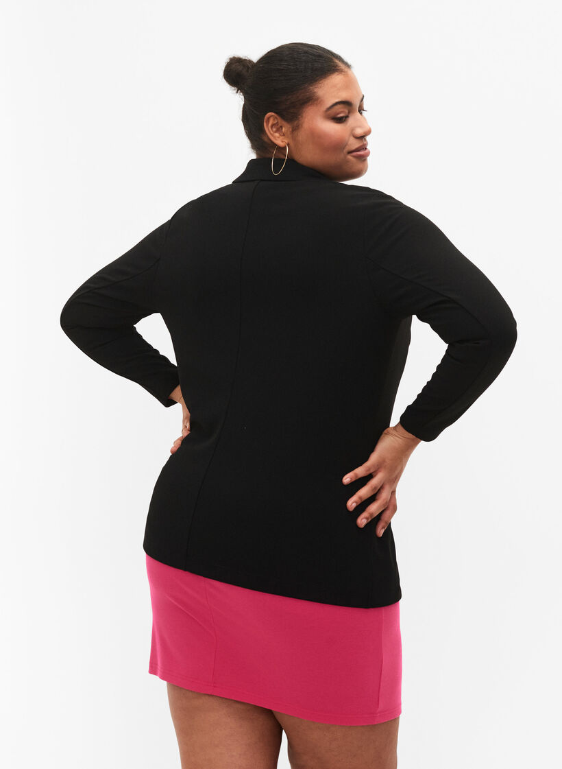 Blazer met zakken, Black, Model image number 1