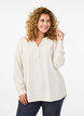 FLASH - Blouse met lange mouwen, Beige, Model image number 0