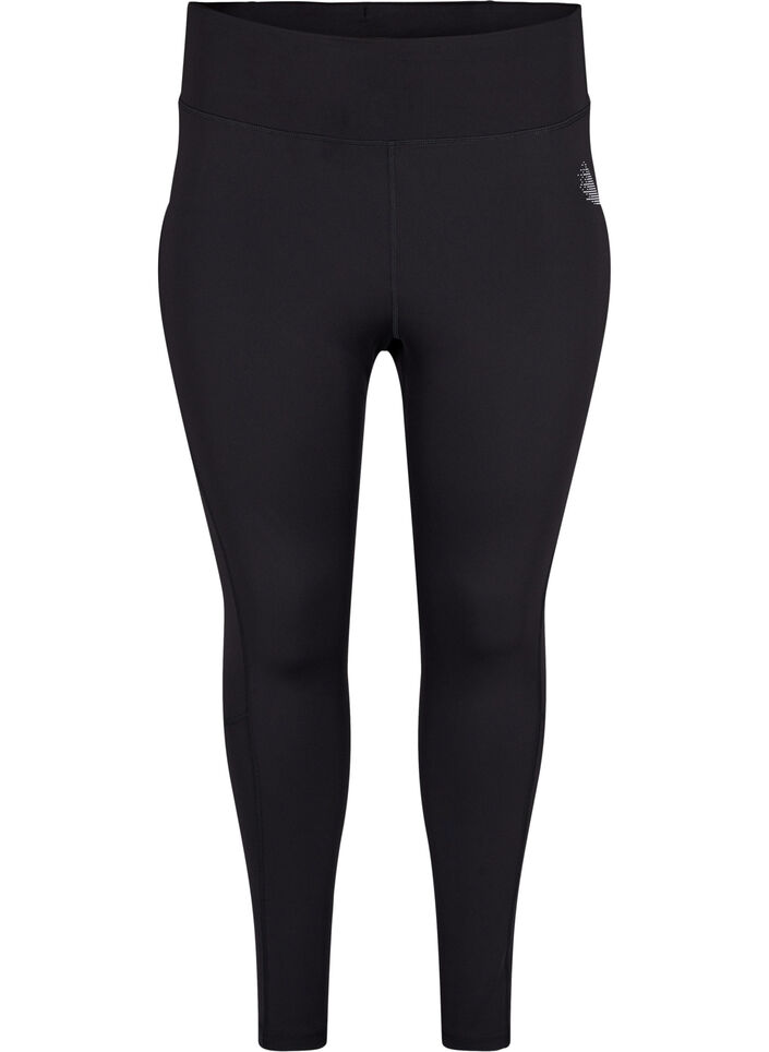 CORE, POCKET TIGHTS - Sport legging met mesh, Black, Packshot image number 0