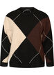Breisel met harlekijnpatroon, Zwart, Packshot image number 0