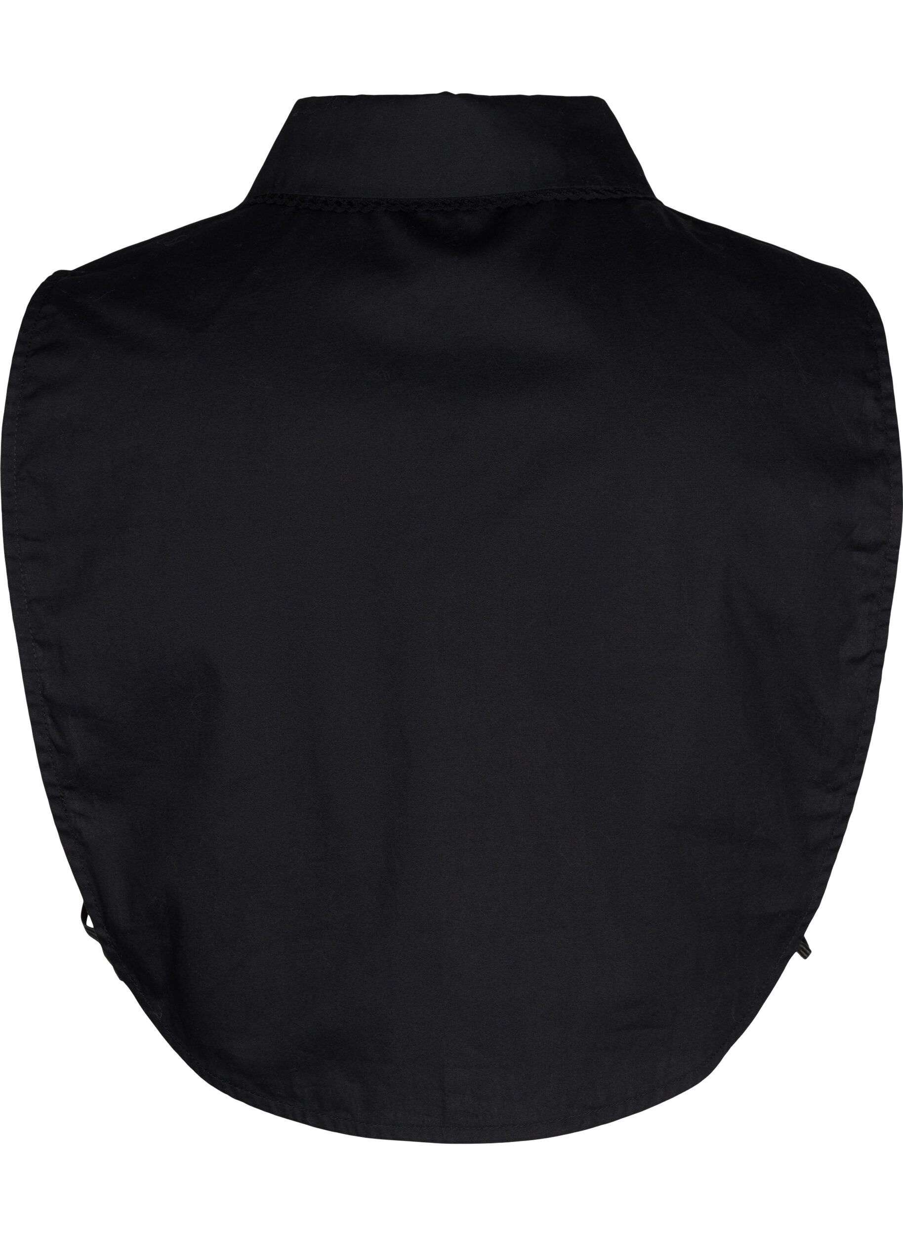 ZizziKraag met kanten lint, Black, Packshot image number 1
