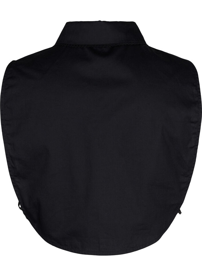 Kraag met kanten lint, Black, Packshot image number 1