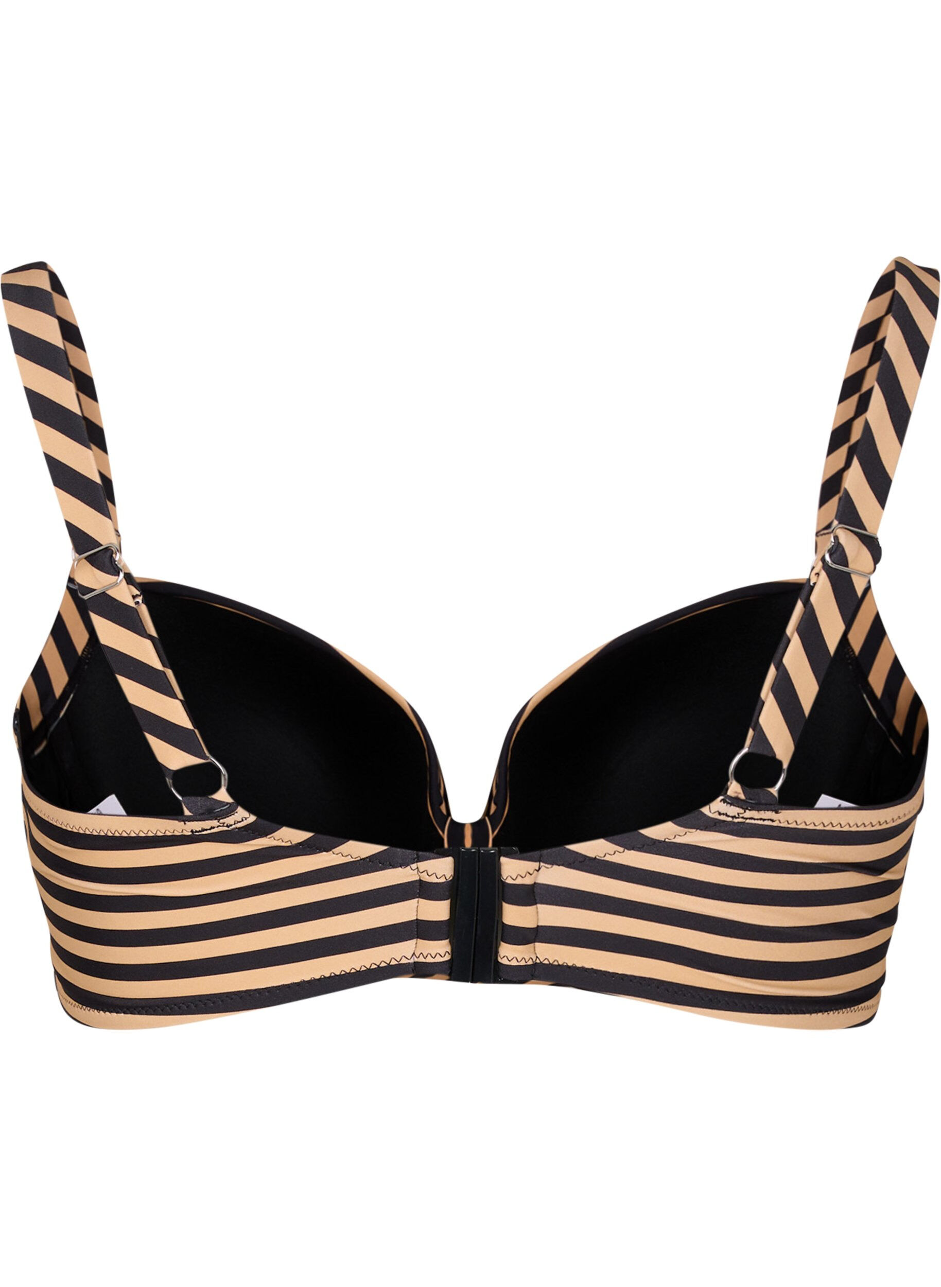 ZizziHaut de bikini avec armatures et imprim&eacute;, Camel, Packshot image number 1