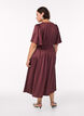 Robe de soir&eacute;e mi-longue &agrave; taille empire, Bordeaux fonc&eacute;, Model image number 1