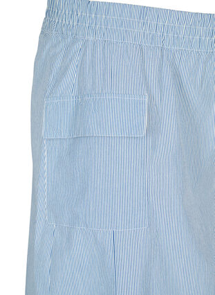 Korte katoenen rok met elastische tailleband, Nebulas B. W. Stripe, Packshot image number 2