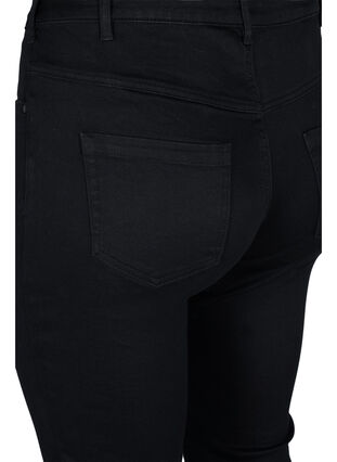 Jeans Emily Slim fit à taille régulière, Black, Packshot image number 3
