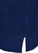Robe courte en maille avec ourlet ondul&eacute; et fentes, Bleu, Packshot image number 3