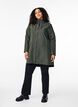 Veste de pluie avec poches et capuche, Vert, Model image number 1