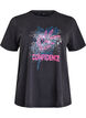 T-shirt in biologisch katoen met een coole print, Grijs, Packshot image number 0