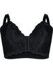 Soutien-gorge en dentelle avec fermeture sur le devant, Black, Packshot image number 0