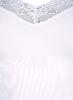 Lingerie sculptante, collants avec lacets, Bright White, Packshot image number 2