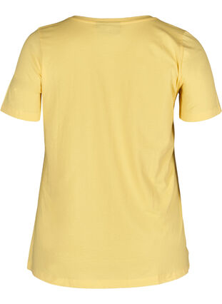 Basic T-shirt, Lemon Drop, Packshot image number 1