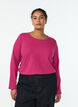Basic jersey top met lange mouwen, Roze, Model image number 0