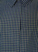 Chemise en coton &agrave; carreaux avec boutonnage dissimul&eacute;, Bleu, Packshot image number 2