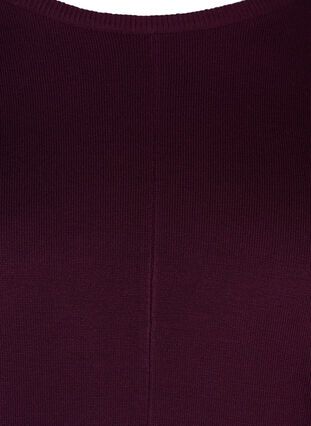 Losse gebreide blouse met geribbelde randen, Winter Bloom, Packshot image number 2