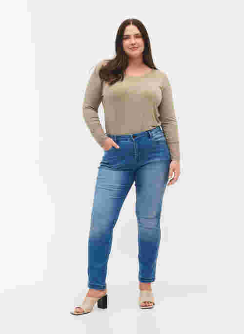 Slim-fit Emily jeans met normale taille