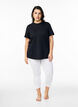 Leggings basiques longueur 3/4 en viscose, Blanc, Model image number 1