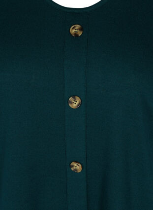Blouse à boutons et manches 3/4, Ponderosa Pine, Packshot image number 2